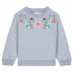 Sweat Rosalia Coton Bio | Bleu chiné