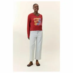 Sweat Shavi Only Coton Bio | Rouge