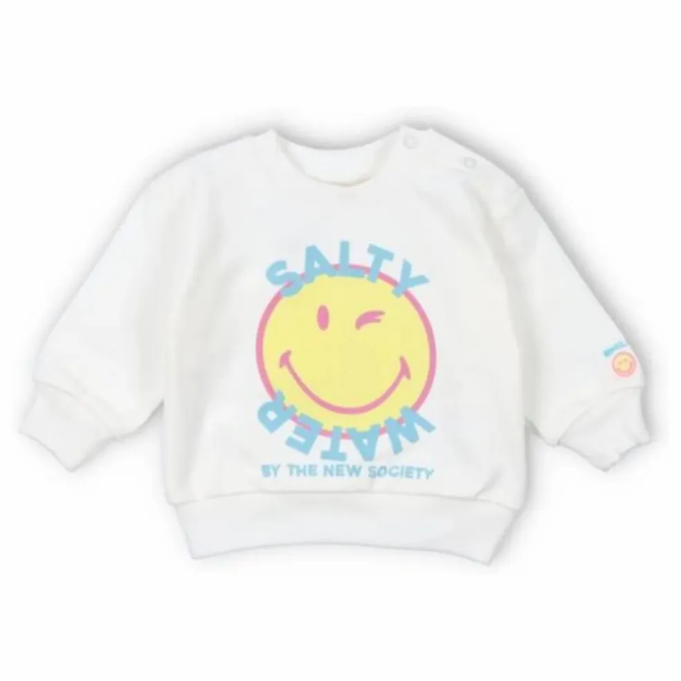 Sweat Smiley Baby | Blanc