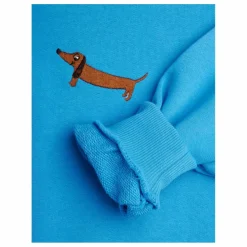Sweat Teckel Coton Bio | Bleu