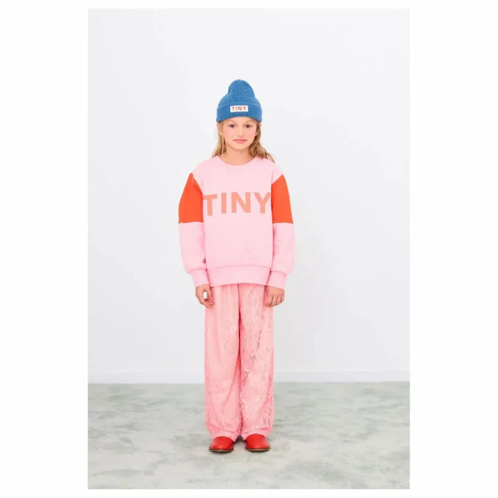 Sweat Tiny Colorblock Coton Bio | Rose