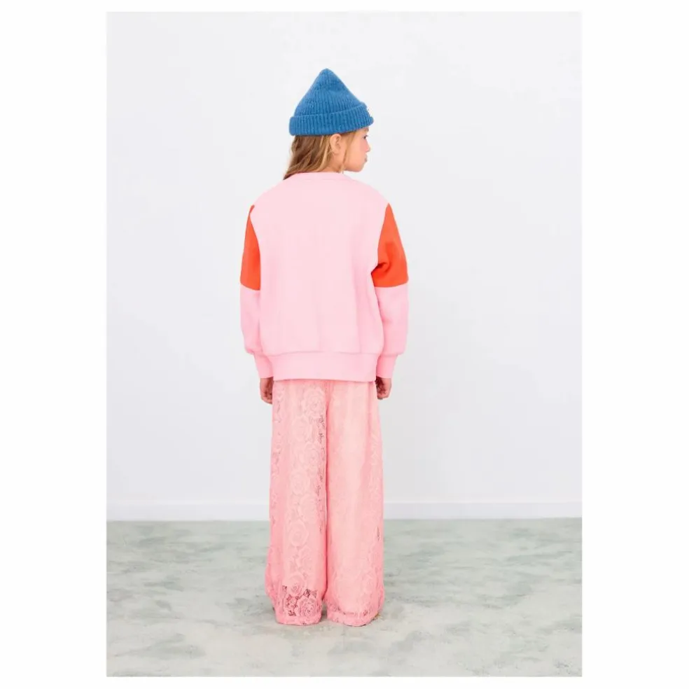 Sweat Tiny Colorblock Coton Bio | Rose