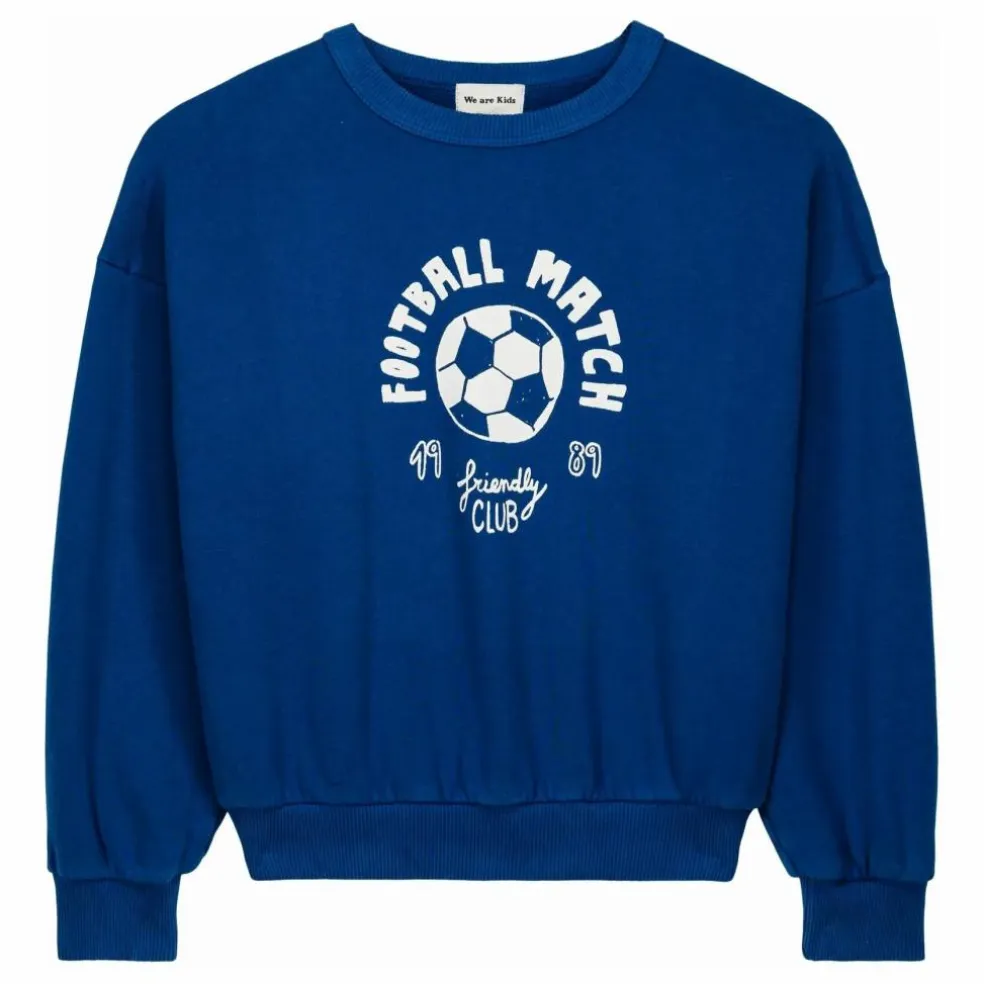 Sweat Tony Football Coton Bio | Bleu nuit
