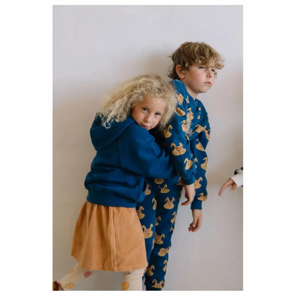 Sweat Tony Lapins Coton Bio | Bleu