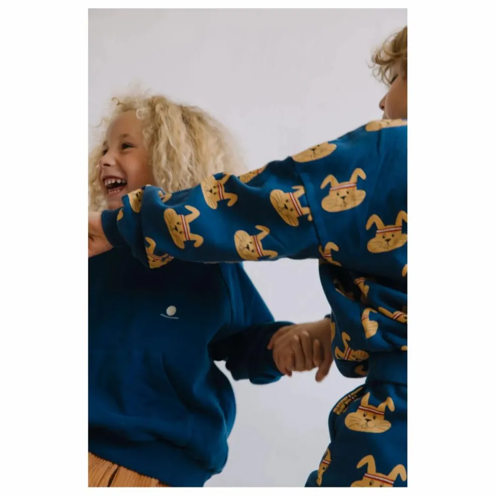 Sweat Tony Lapins Coton Bio | Bleu