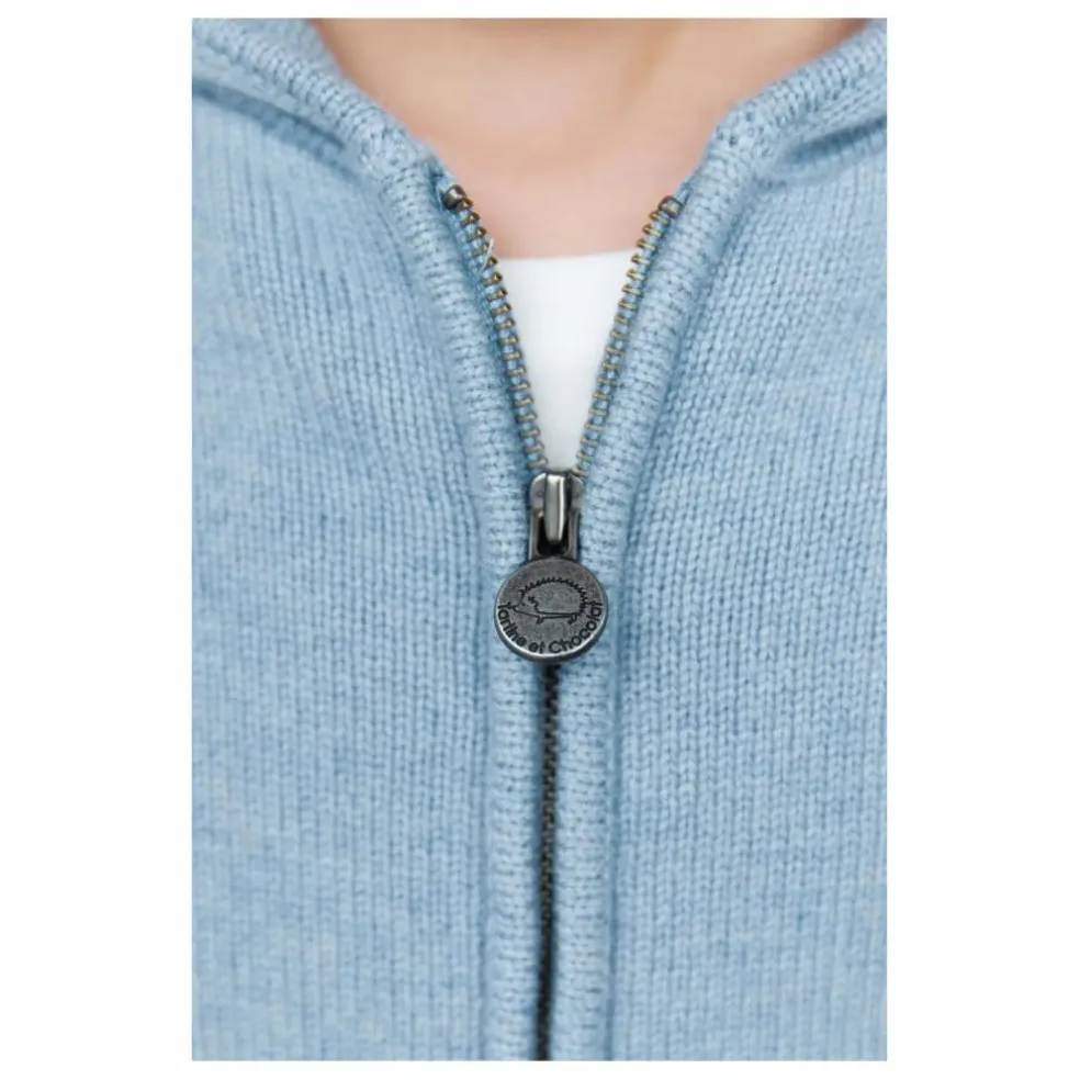 Sweat Torsades Laine | Bleu chiné