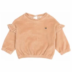 Sweat Velours Coton Bio | Rose