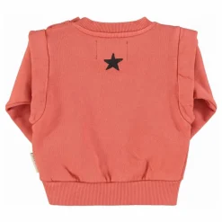 Sweat Volants Groupie Coton Bio | Corail