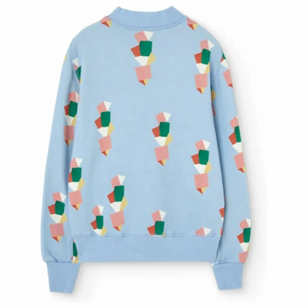 Sweat Zebra | Bleu ciel