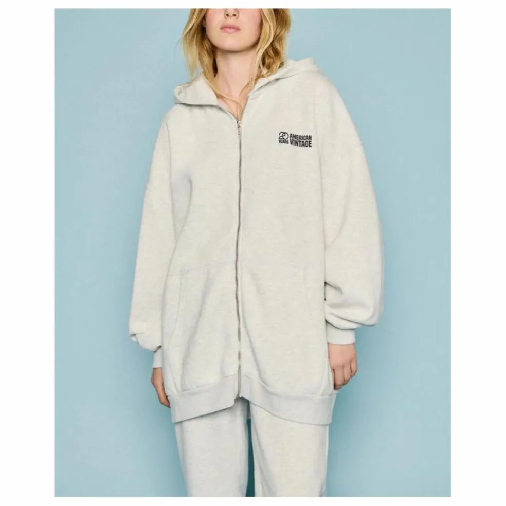 Sweat Zippé Baptown - Capsule 20 ans | Gris chiné
