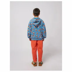 Sweat Zippé Bobo Coton Bio | Bleu