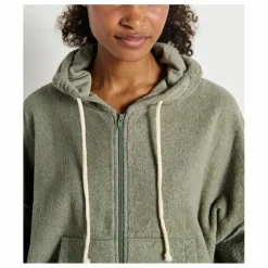 Sweat Zippé Bobypark Coton Bio | Vert argile