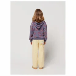 Sweat Zippé Coton Bio Visages | Gris anthracite