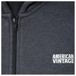 Sweat Zippé Doven | Gris anthracite chiné