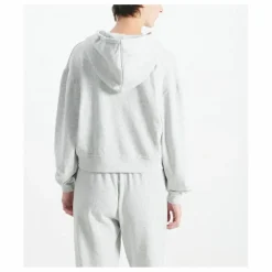 Sweat Zippé Evona | Gris chiné clair