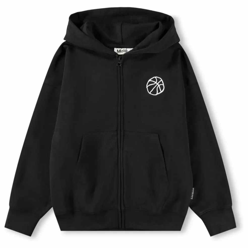 Sweat Zippé Marley Basketball | Noir