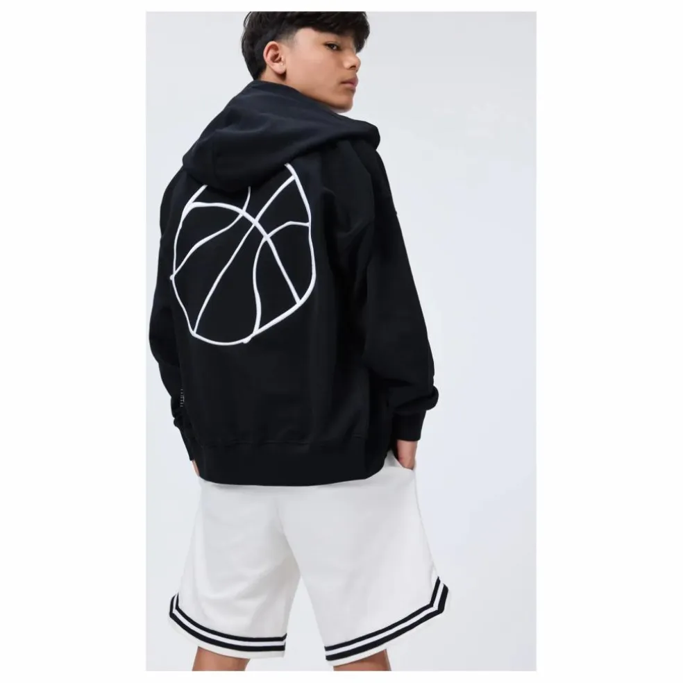 Sweat Zippé Marley Basketball | Noir