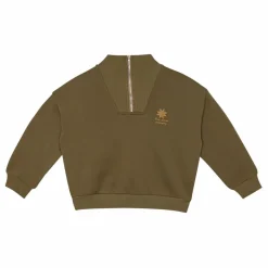 Sweat Zippé Marlow | Vert kaki