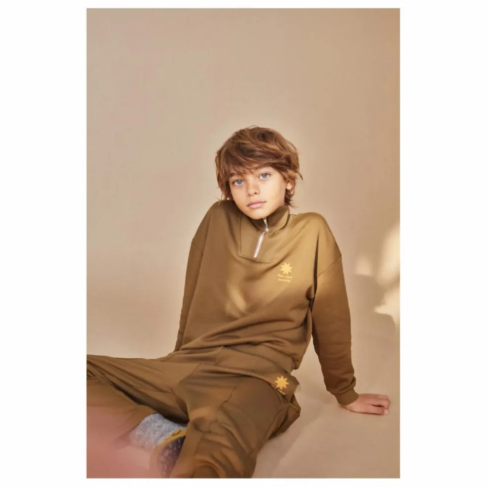 Sweat Zippé Marlow | Vert kaki