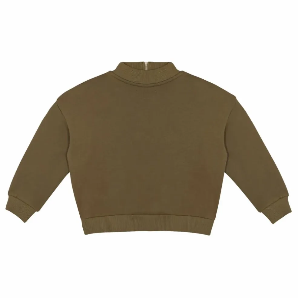 Sweat Zippé Marlow | Vert kaki