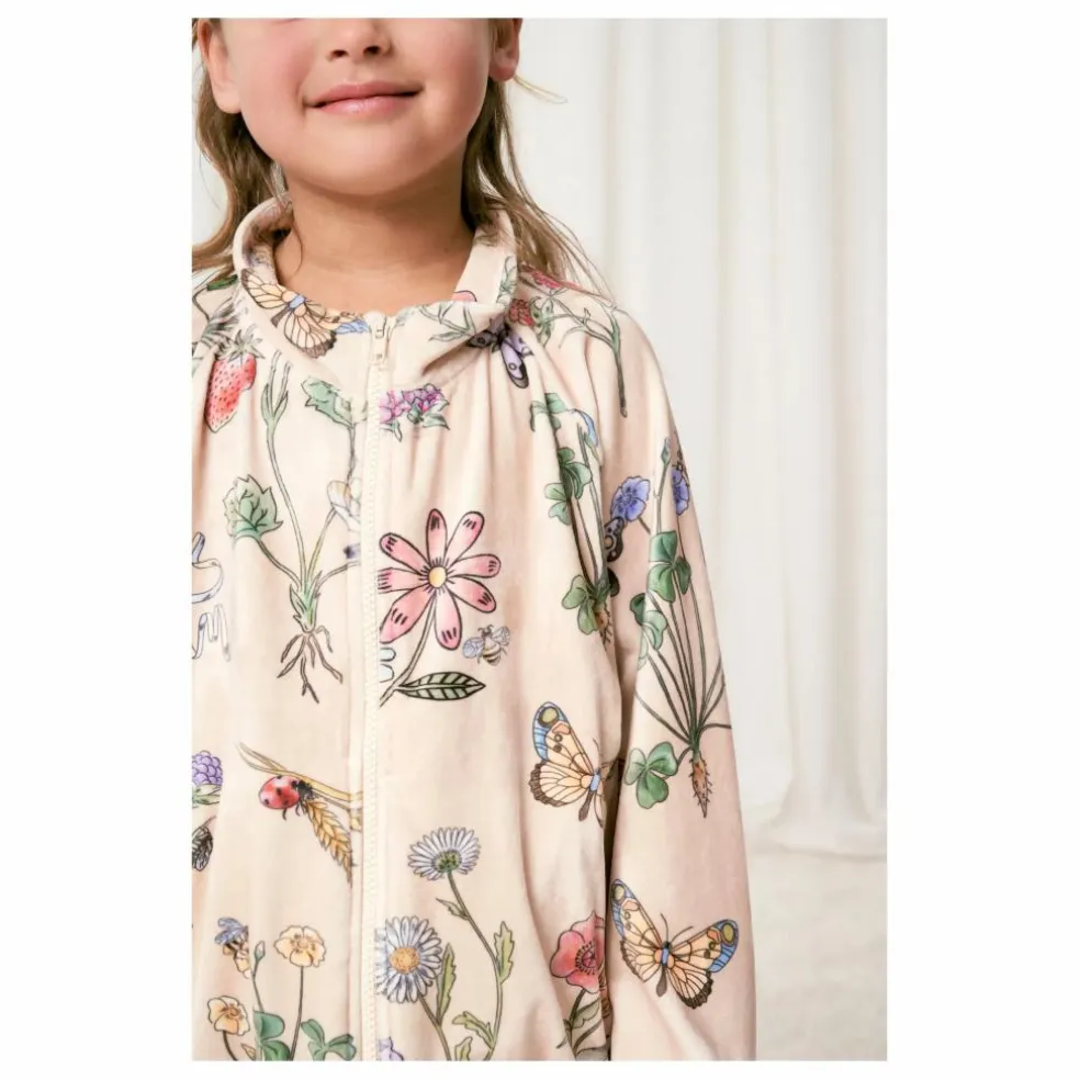 Sweat Zippé The Farm Velours | Crème