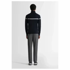 Sweat Zippé Wengen Fiz II Laine Mérinos | Bleu marine