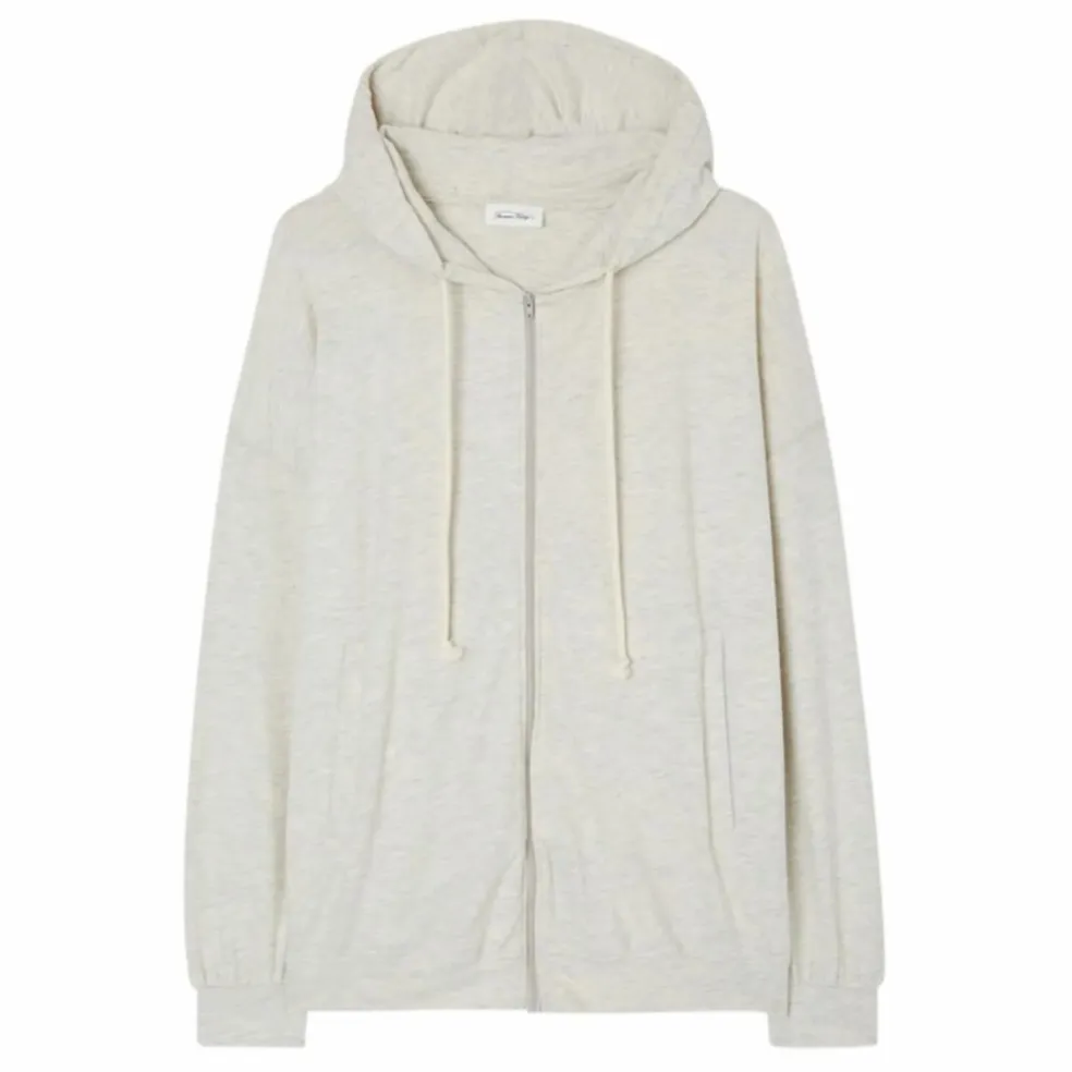 Sweat Zippé Ypawood | Gris chiné