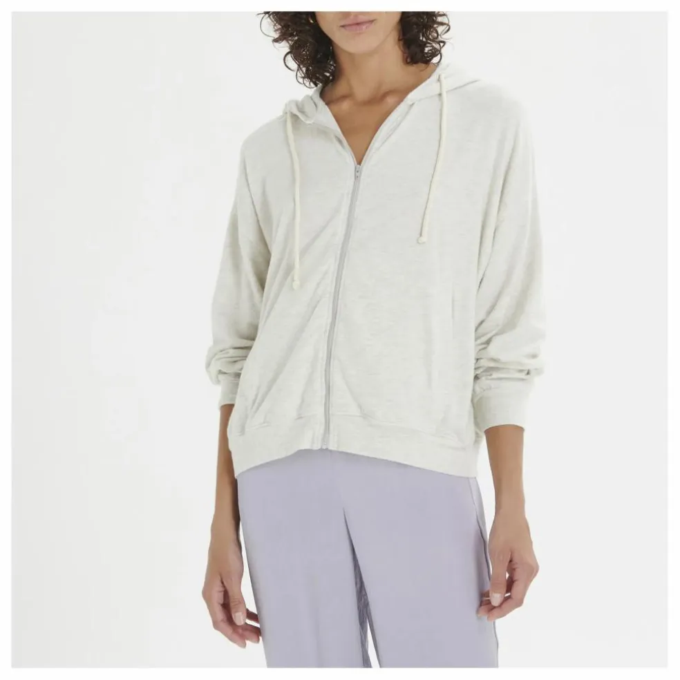 Sweat Zippé Ypawood | Gris chiné