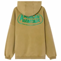 Sweat Zippé Zoky Coton Bio | Camel
