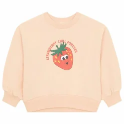 Sweatshirt col rond | Rose pâle