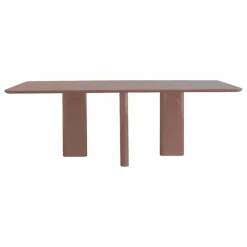 Table à diner rectangulaire laqué Joe | Cranberry