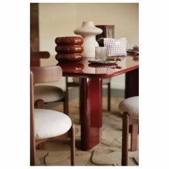 Table à diner rectangulaire Joe | Bordeaux