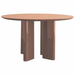 Table à diner ronde laqué Joe | Cranberry