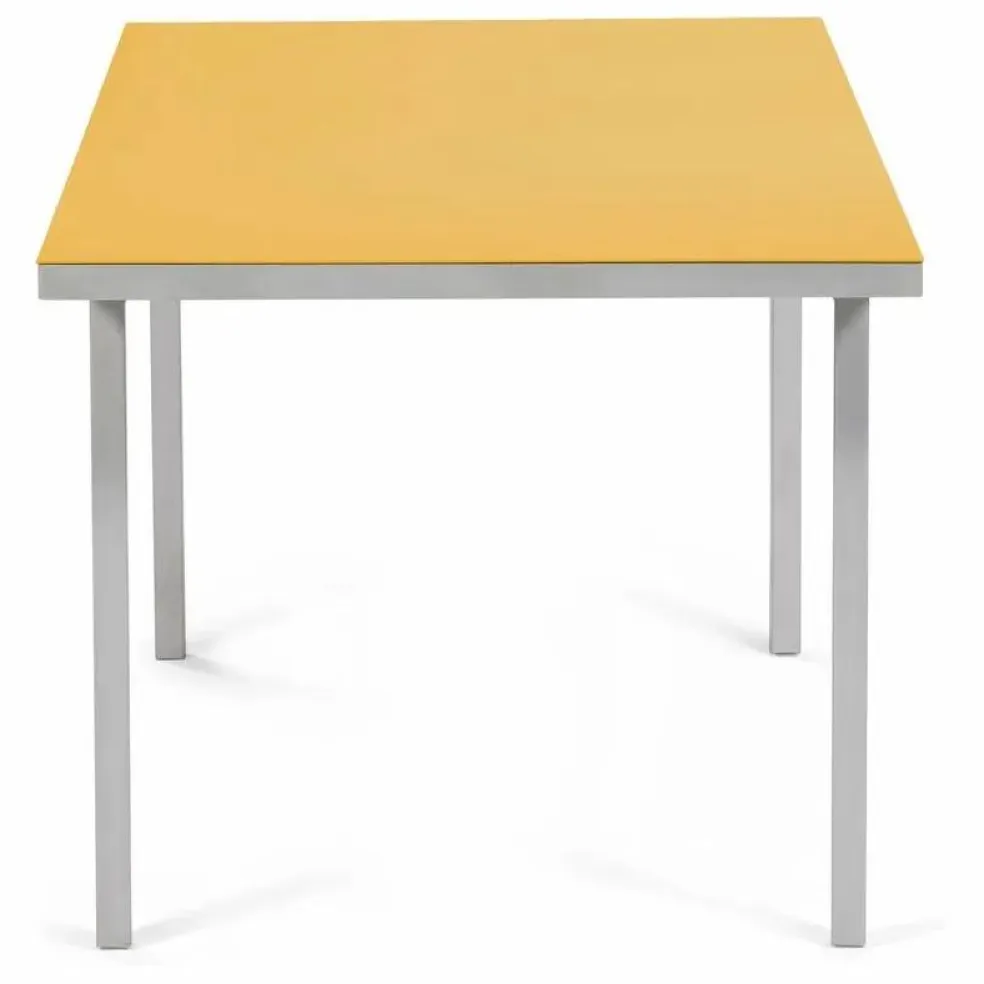 Table à dîner Alu, Muller Van Severen | Jaune