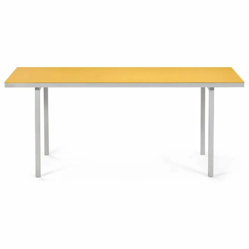 Table à dîner Alu, Muller Van Severen | Jaune