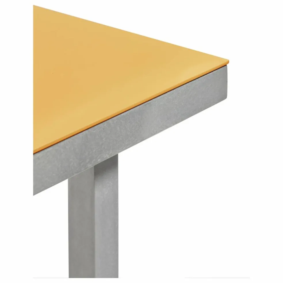 Table à dîner Alu, Muller Van Severen | Jaune