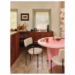 Table à dîner ronde | Rose