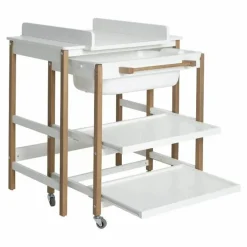 Table à langer avec baignoire Smart | Blanc