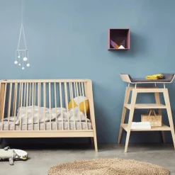 Table à langer et matelas Linéa | Chêne