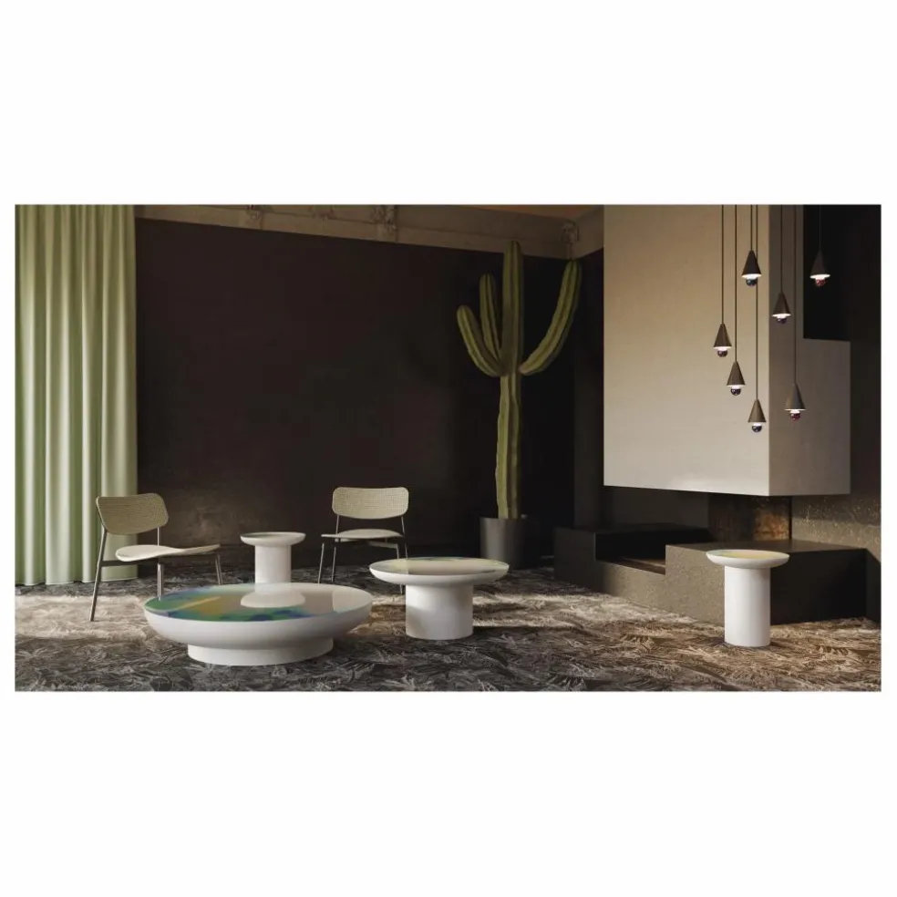 Table basse Francis, Constance Guisset | Blanc