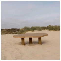 Table basse outdoor en iroko