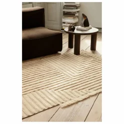 Table basse Post en bois FSC | Chêne fumé