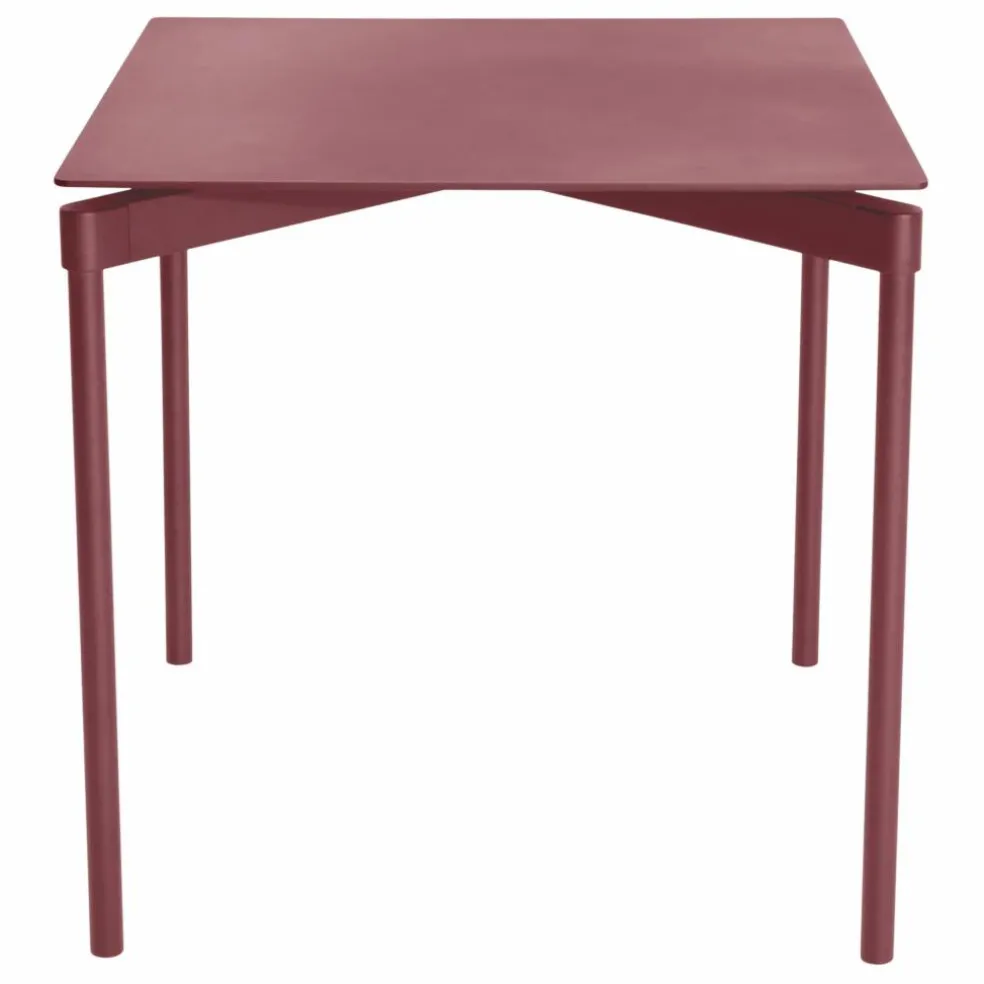 Table carrée Fromme outdoor - 4 personnes | Rouge Brun