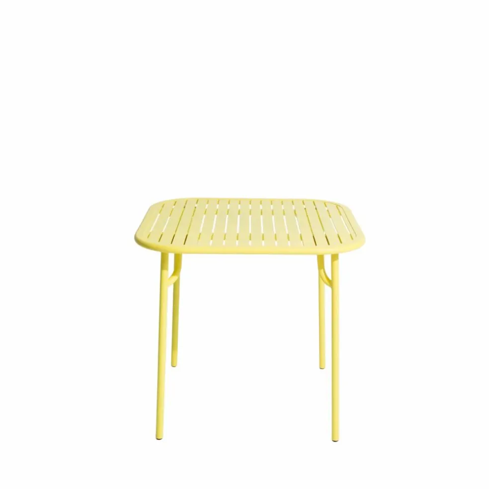 Table carrée Week-end - 4 places | Jaune