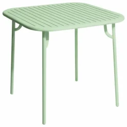 Table carrée Week-end | Vert pâle