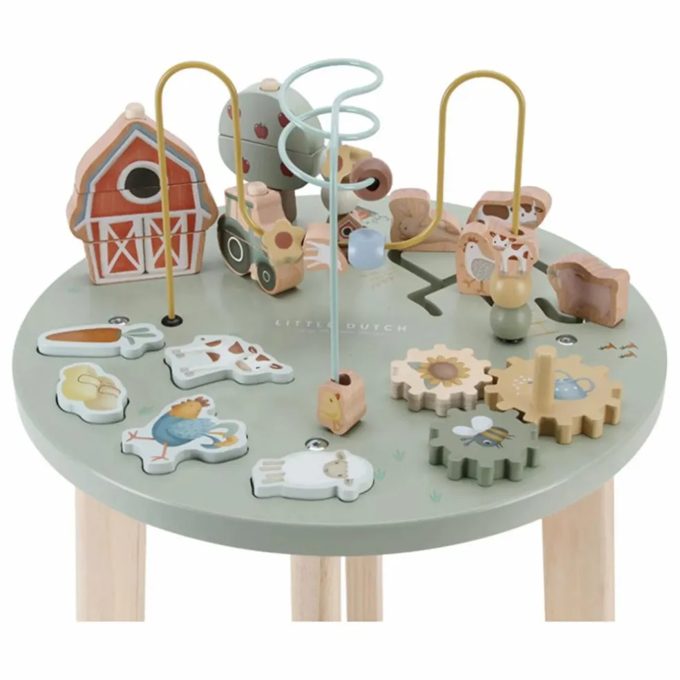 Table d'activités en bois FSC - Little Farm