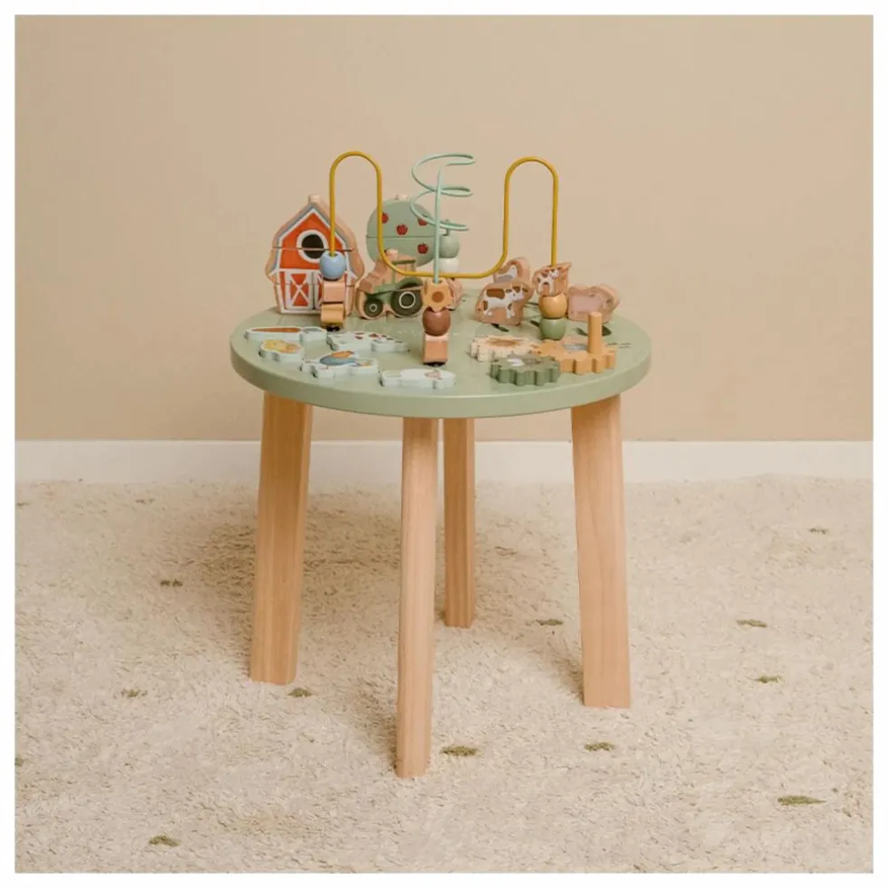 Table d'activités en bois FSC - Little Farm
