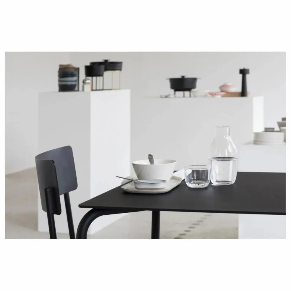 Table d'appoint carrée outdoor August | Noir