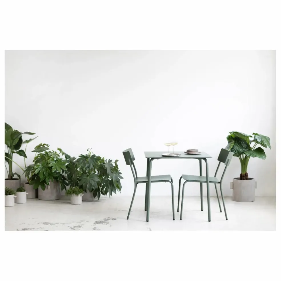 Table d'appoint carrée outdoor August | Eucalyptus