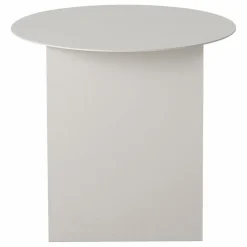 Table d'appoint Cher en métal | Gris perle